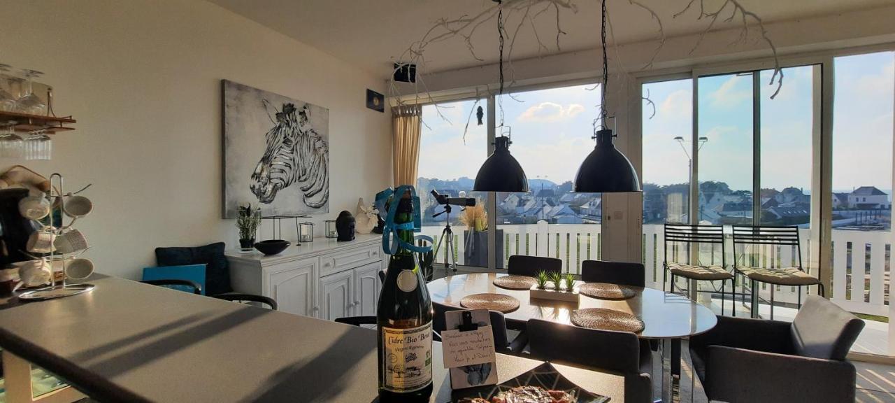 Grand loft de 60m2 très lumineux très belle vue sur mer Erquy Extérieur photo