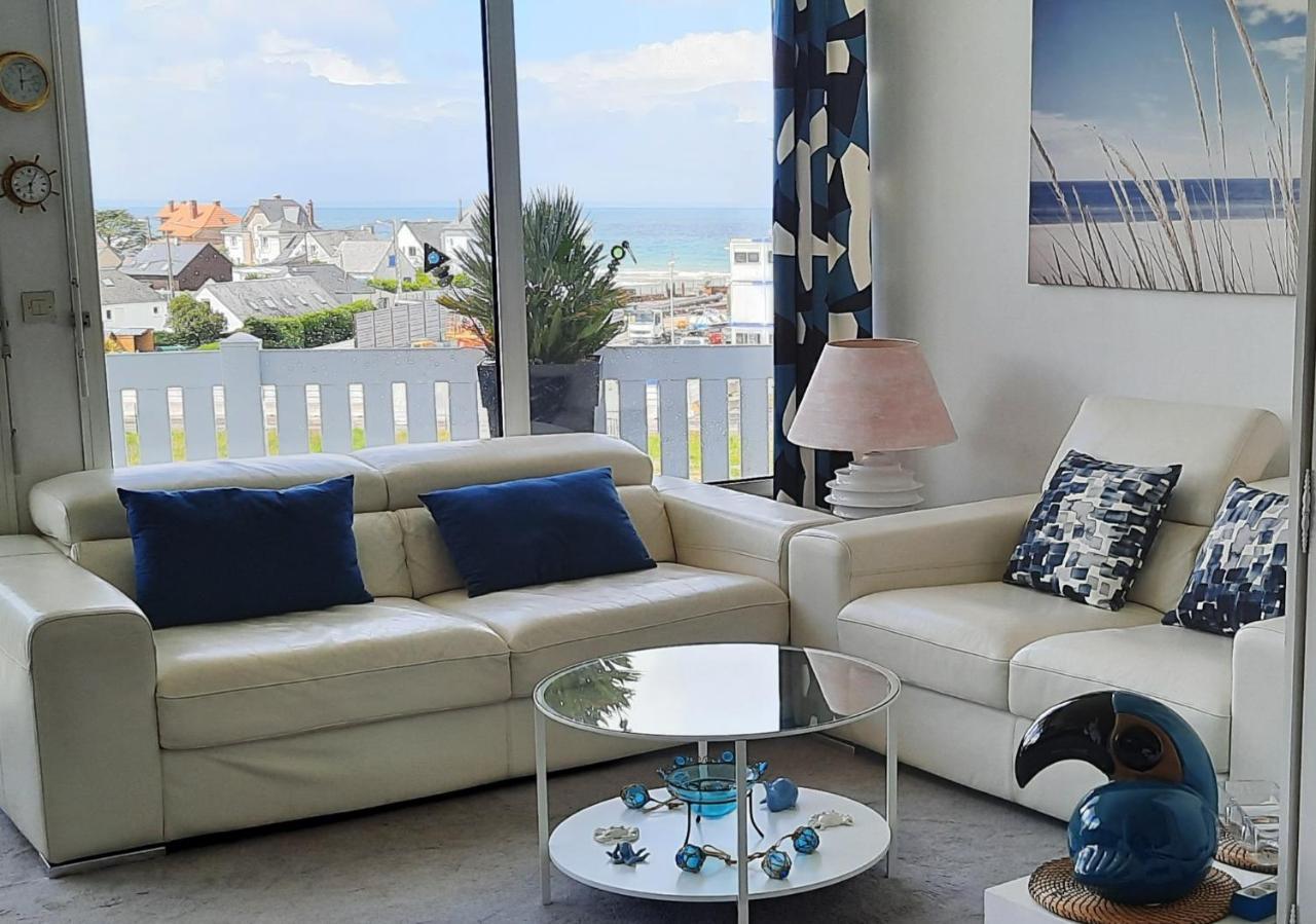 Grand loft de 60m2 très lumineux très belle vue sur mer Erquy Extérieur photo