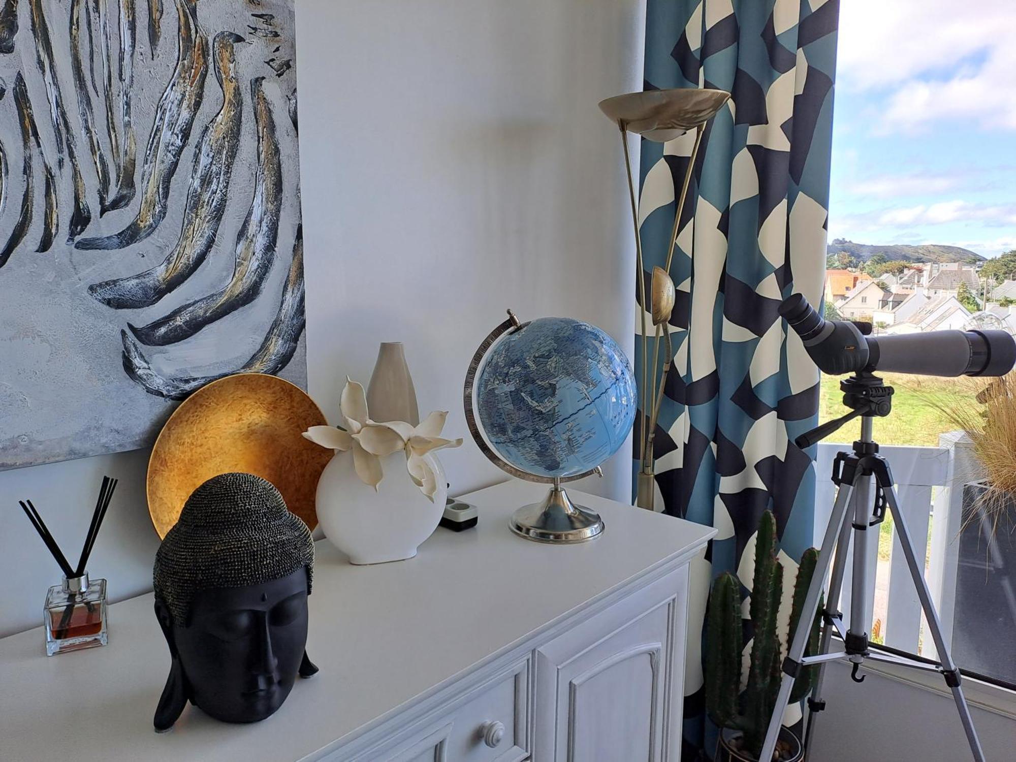 Grand loft de 60m2 très lumineux très belle vue sur mer Erquy Extérieur photo